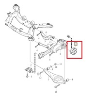 фото thumb №4, Ступица заднего колеса volvo xc60 i 2010-2017r