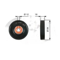 Купити Ролик натягувача ремінь клиновий t39177 gates, фото thumb