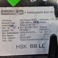 фото thumb №9, Volkswagen vw passat b6 бардачок пасажира 3c1857097ap чорний