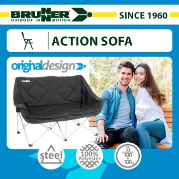 Складное кресло диван Brunner Action 200 кг