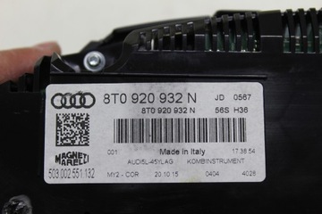 фото thumb №9, Audi a5 8t рестайлінг спідометр  прилади 2.0 tdi 190 km 8t0920932n