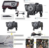 фото thumb №16, Фара лампа kpl vland full led neon тюнінг jeep grand cherokee wk2 lift