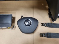 фото thumb №6, Vw passat b8 торпедо консоль оригинал подушка водитель колено пассажир ремни