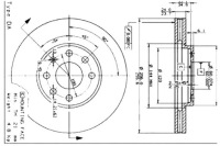 Brembo 09.7628.11 диск гальмівна в Україні, фото thumb