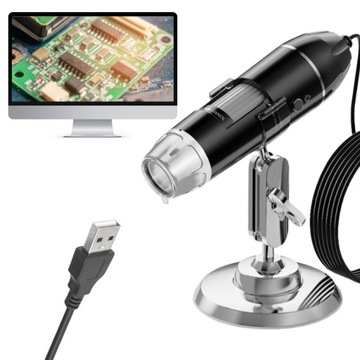 ПОРТАТИВНЫЙ ЦИФРОВОЙ МИКРОСКОП ДЛЯ ПАЙКИ ЭЛЕКТРОНИКИ 1600x USB