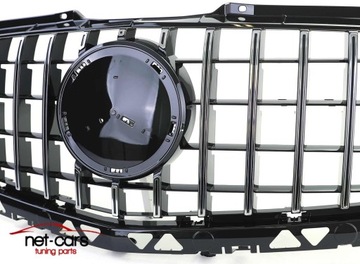 фото thumb №5, Решётка радиатора mercedes sprinter 906 w906 13- panamericana amg чёрный блеск хром c