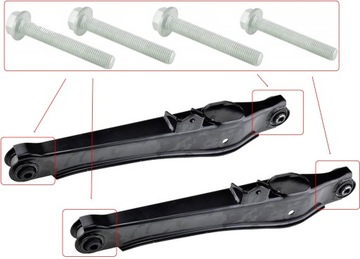 фото thumb №1, Важіль зад x2 szt + гвинти dodge caliber 1.8 2.0 2.4 2.0 crdi поперечний