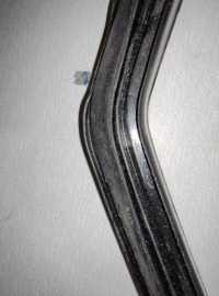 Прокладка стекло дверь левая 168 mercedes-benz оригинальный номер a1687250166 a klasa с Разборки, фото thumb