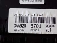 фото thumb №5, Vw passat b7 2.0 tdi лічильник прилади 3aa920870j