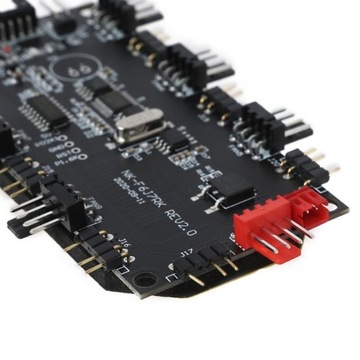 Концентратор SATA PWM + разветвитель aRGB на 7 вентиляторов