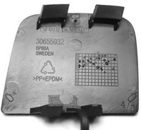 фото thumb №6, Заглушка hak / hol перед volvo c30 кольори