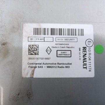 фото thumb №4, Renault scenic iii радіо радіопрогравач cd блютуз mp3 281157698r