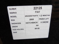 фото thumb №6, Fiat grande punto двері передні праве lak. 891/b hb 5d