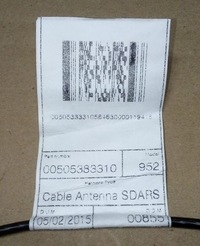 фото thumb №4, Alfa romeo giulia шланг антенный 50538331