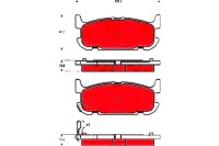 фото thumb №2, Trwgdb3318 комплект тормозных колодок ham. задняя mazda mx-5 ii