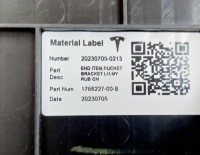 фото thumb №9, Tesla y модель y 22r. карта багажника левая 1781387-98-a