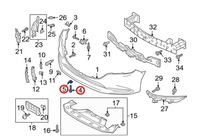 фото thumb №3, 10x клипса крепление бампера спойлера защита подкрылки mazda 2 3 6 cx-30 cx-5