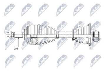 фото thumb №2, Nty npw-re-153 полуось приводная