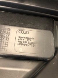 Накладка порог багажника audi q5 8r0864513c Недорого, фото thumb