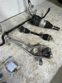 фото thumb №6, Набор подрамник приводной вал амортизатор поворотный кулак audi q7 4m0