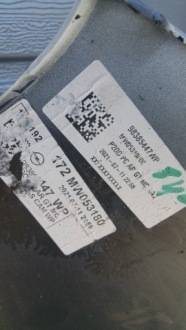 фото thumb №10, Opel mokka b ii 21- бампер задняя задний