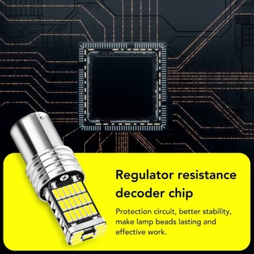 2 шт. 1156 BA15S P21W S25 7506 светодиодные лампы высокой мощности 45 шт. 4014SMD Super