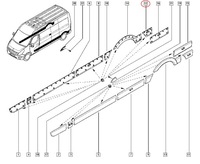 фото thumb №13, Молдинг правая задняя za колесом renault master iii l3