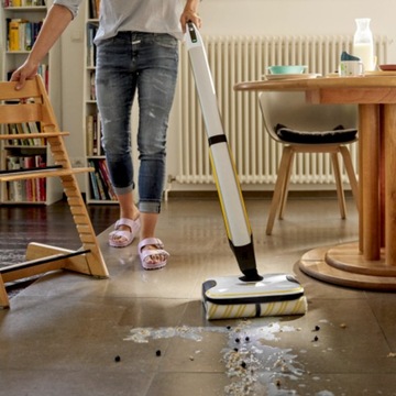 Mop elektryczny Karcher FC 7 Cordless 1.055-701.0 stacja ładowania rolki