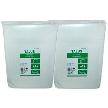 Прокладки гигиенические одноразовые TALUS 60х60см 100шт впитывающие коврики 500мл