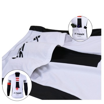 Bluza Rowerowa Męska Kolarska Na Wiosnę Termiczna Ocieplana X-Tiger Pro XXL