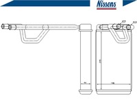 фото thumb №2, Nissens 72209 теплообмінник тепла, обігрівач салону