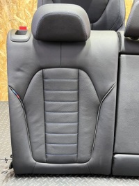 фото thumb №11, Сидіння заднє сидіння обшивки bmw x4 g02 m40i czarna шкіра підігрів електричний europa