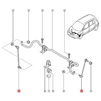 фото thumb №5, 2x renault scenic ii соединитель стабилизатора перед