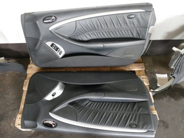 фото thumb №15, Mercedes w209 c209 рестайлінг amg сидіння диван боковина оббивка комплект шкіра