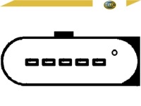 Витратомір повітря 5 pin audi a4 b6 a4 b7 Доставка, фото thumb