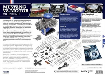 Модель двигателя Ford Mustang V8 для сборки - Световые и звуковые эффекты
