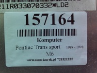 фото thumb №7, Pontiac trans sport бортовий комп'ютер двигуна 16184390
