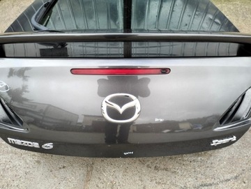 фото thumb №6, Крышка задняя + спойлер mazda 6 gh sport рестайлинг 2010-2012 цвет 38r 5d hb