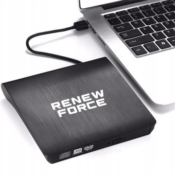 ВНЕШНИЙ ПРИВОД ДЛЯ ЗАПИСИ CD-R/DVD-ROM/RW ПОРТАТИВНЫЙ ПРОИГРЫВАТЕЛЬ USB 3.0