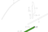 фото thumb №7, Jaguar f-pace x761 нижня молдинг двері передніх правих nowa оригінальна t4