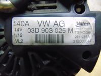 фото thumb №11, Генератор vw polo 6r 1.2 b 03d903025m