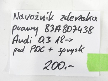 фото thumb №7, Кутник zderzakaprawy audi q3 2018- 83a807438