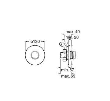 Писсуар ROCA A35364L000 сифонный бачок A5A9024C00