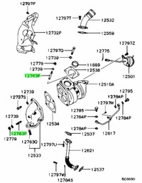 фото thumb №7, Шпилька turbo mitsubishi pajero оригинальный номер md050075