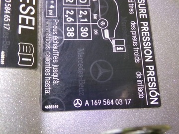 фото thumb №6, Кришка заливання пального mercedes-benz a w169 a0005846517 код lak: 748 nr101