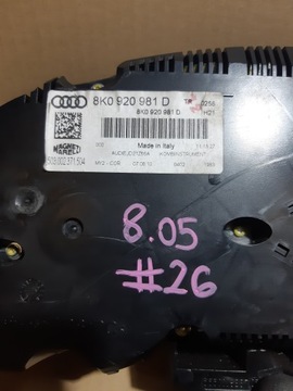 фото thumb №6, Audi a4 b8 рестайлинг tdi спидометр приборы uk 8k0920981d