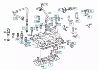 фото thumb №10, Mercedes-benz sl r129 прокладка колектор впускний ліва a1191411580