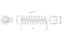 фото thumb №2, Пружина підвішування зад l/p toyota avensis 1.6-2.4 04.03-11.08