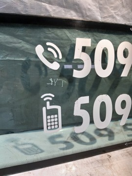 фото thumb №3, Стекло задняя зад автобус isuzu бирюзовый