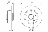фото thumb №2, Тормозные диски тормозные 2szt. задняя renault clio iv grand scenic iii latitude